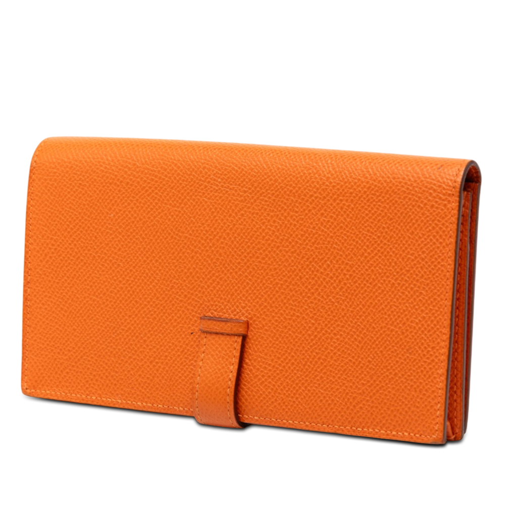 Pre-Loved Hermes Epsom Bearn Soufflet Wallet - Picture 2 of 10